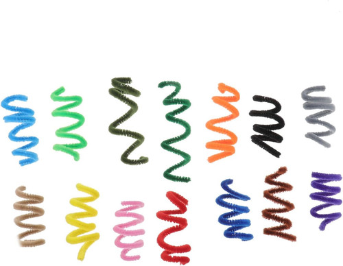 100pcs colorful twistable pipe - colorful,